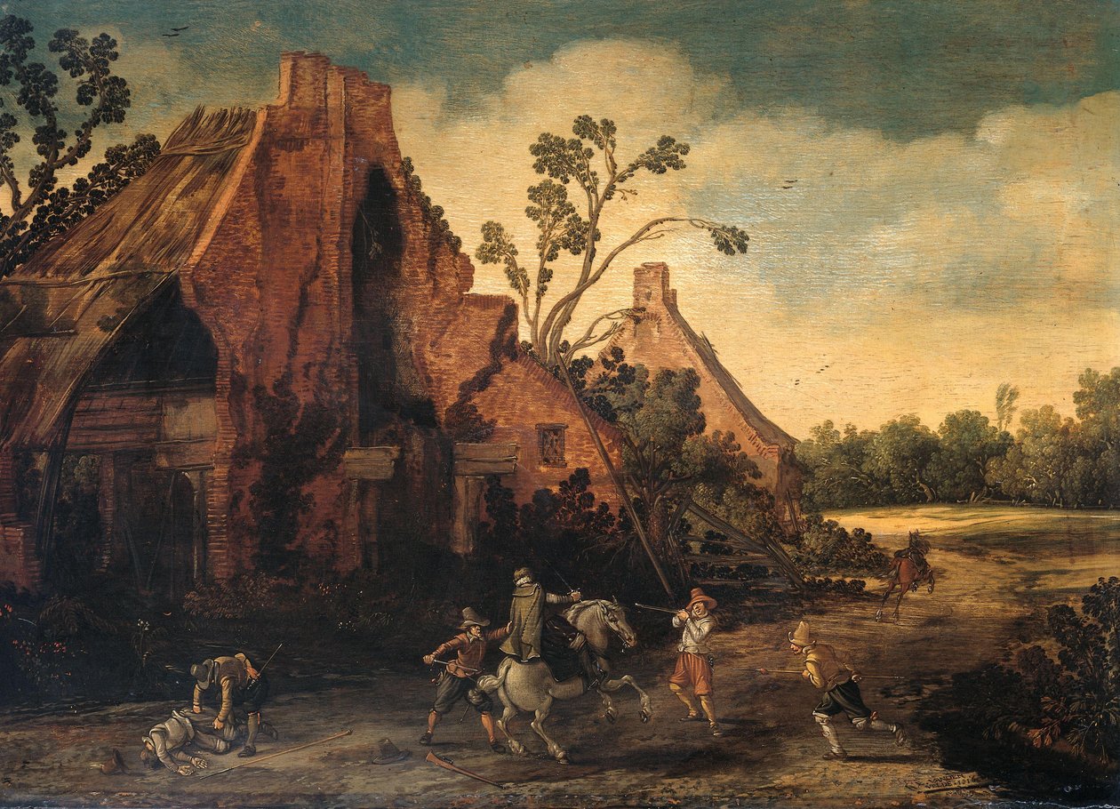 Loupež od Esaias van de Velde