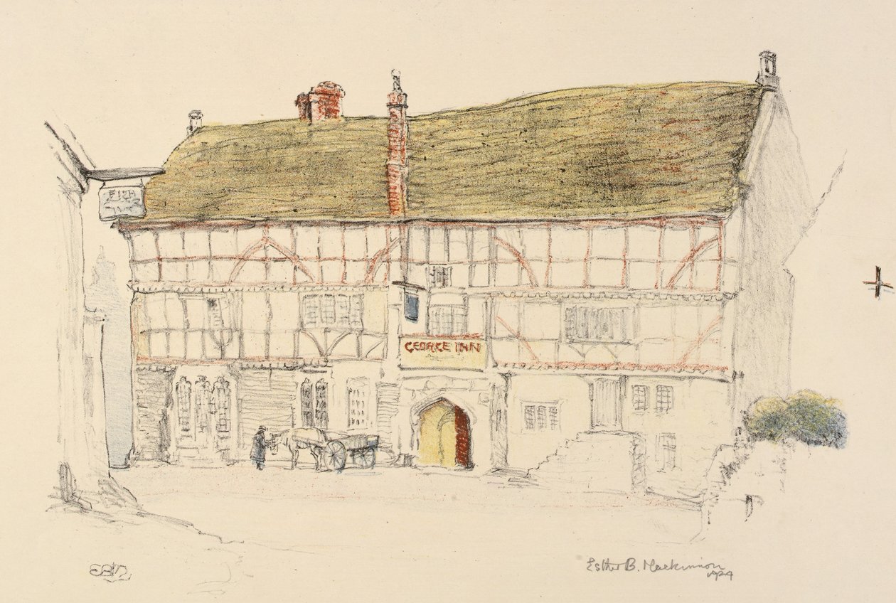 Hostinec George Inn od Esther Blaikie MacKinnon