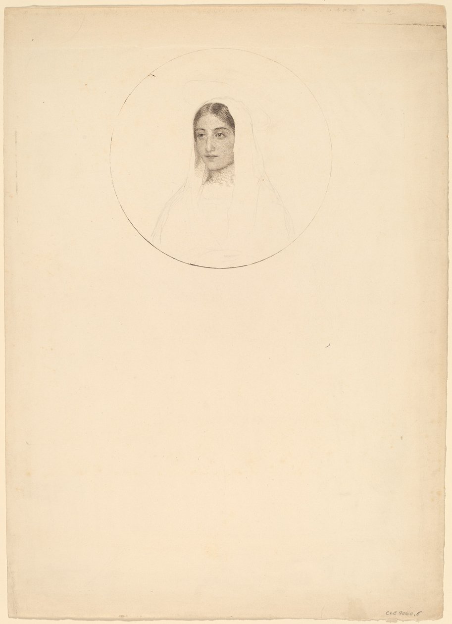 Hlava mladé ženy od Esther Frances Alexander