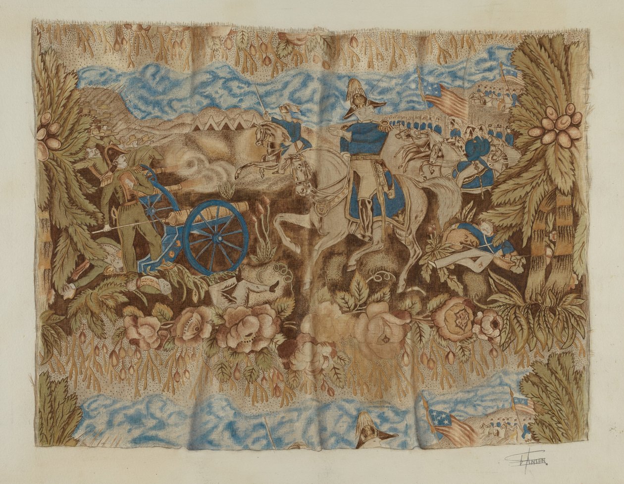 Historická tištěná bavlna, c. 1939. od Esther Hansen