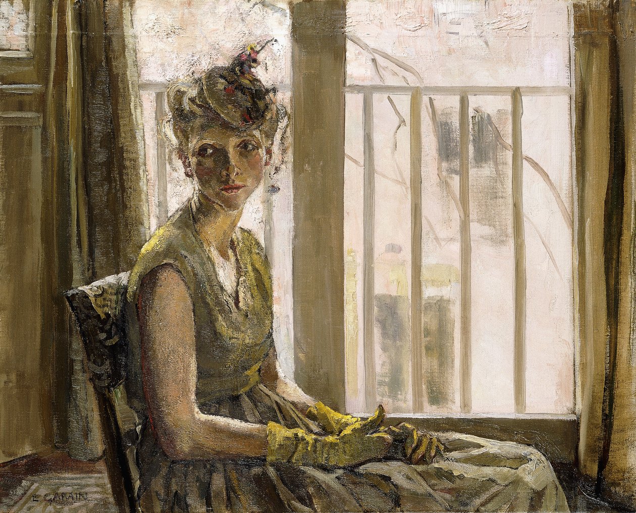 Žluté rukavice od Ethel Gabain