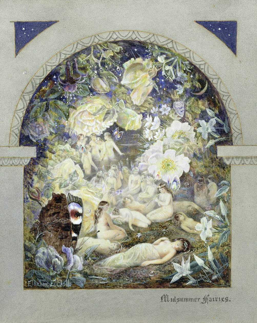 Letní víly (wc) od Etheline Eva Dell