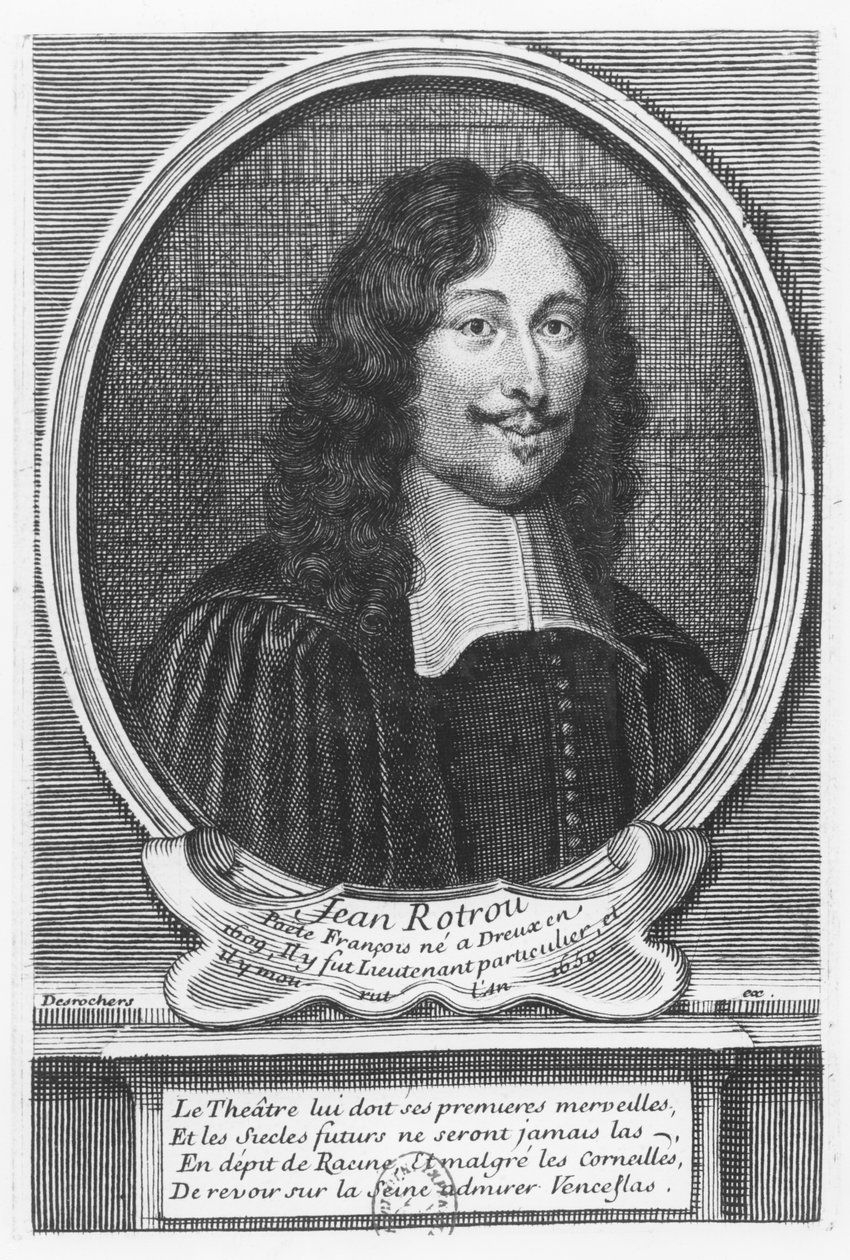 Portrét Jean de Rotrou od Etienne Jehandier Desrochers