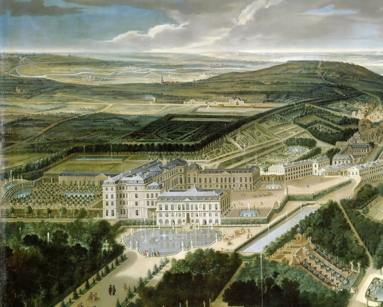 Hrad Saint Cloud od Etienne Allegrain