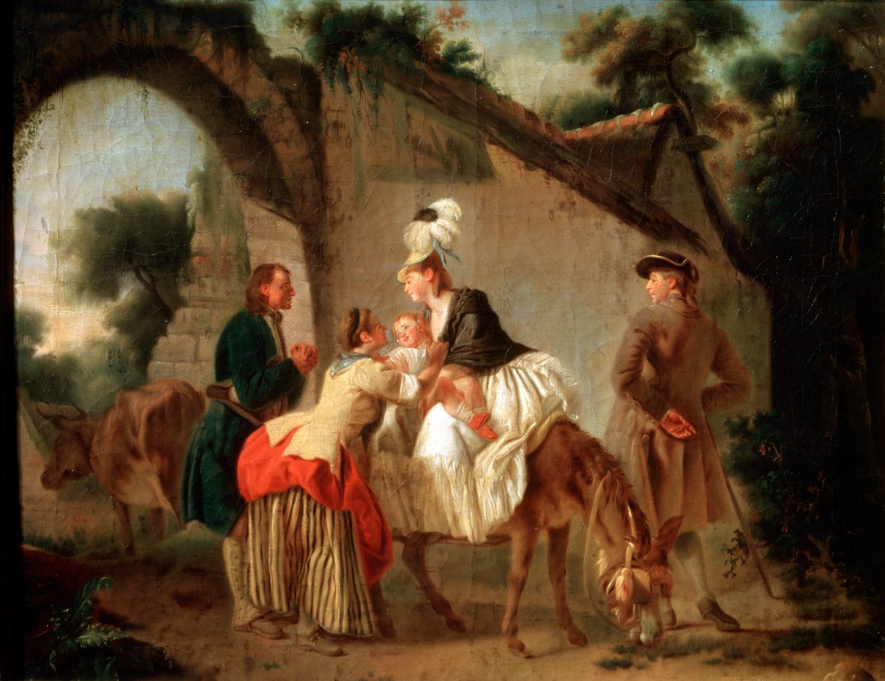 Sbohem mokré sestře, 1777. od Etienne Aubry
