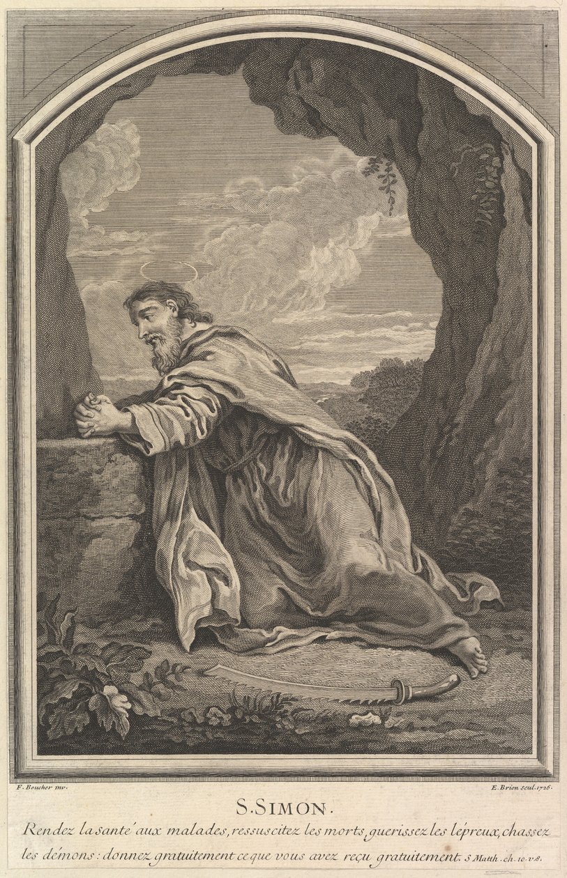 Saint-Simon, 1726. od Etienne Brion
