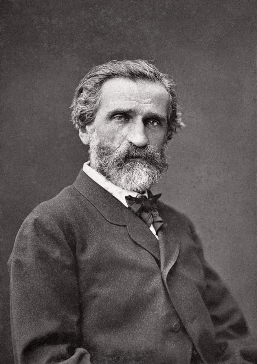 Giuseppe Verdi (1813-1901) 1877 (viz také 124001) od Etienne Carjat