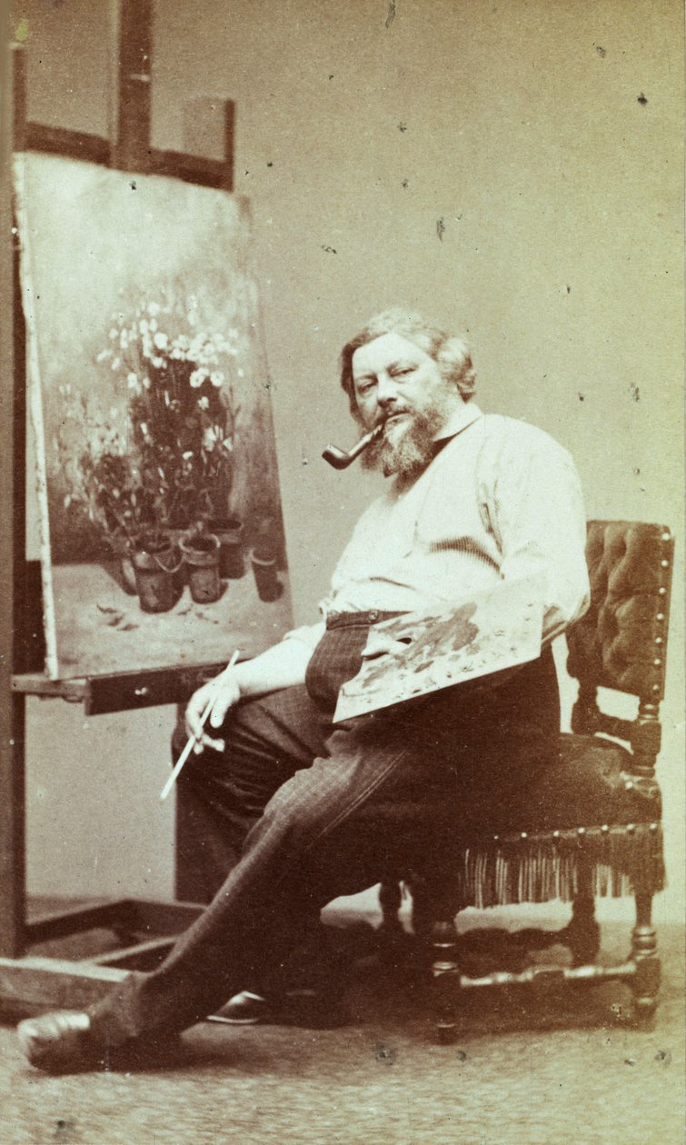 Gustave Courbet, 60. léta 19. století. od Etienne Carjat