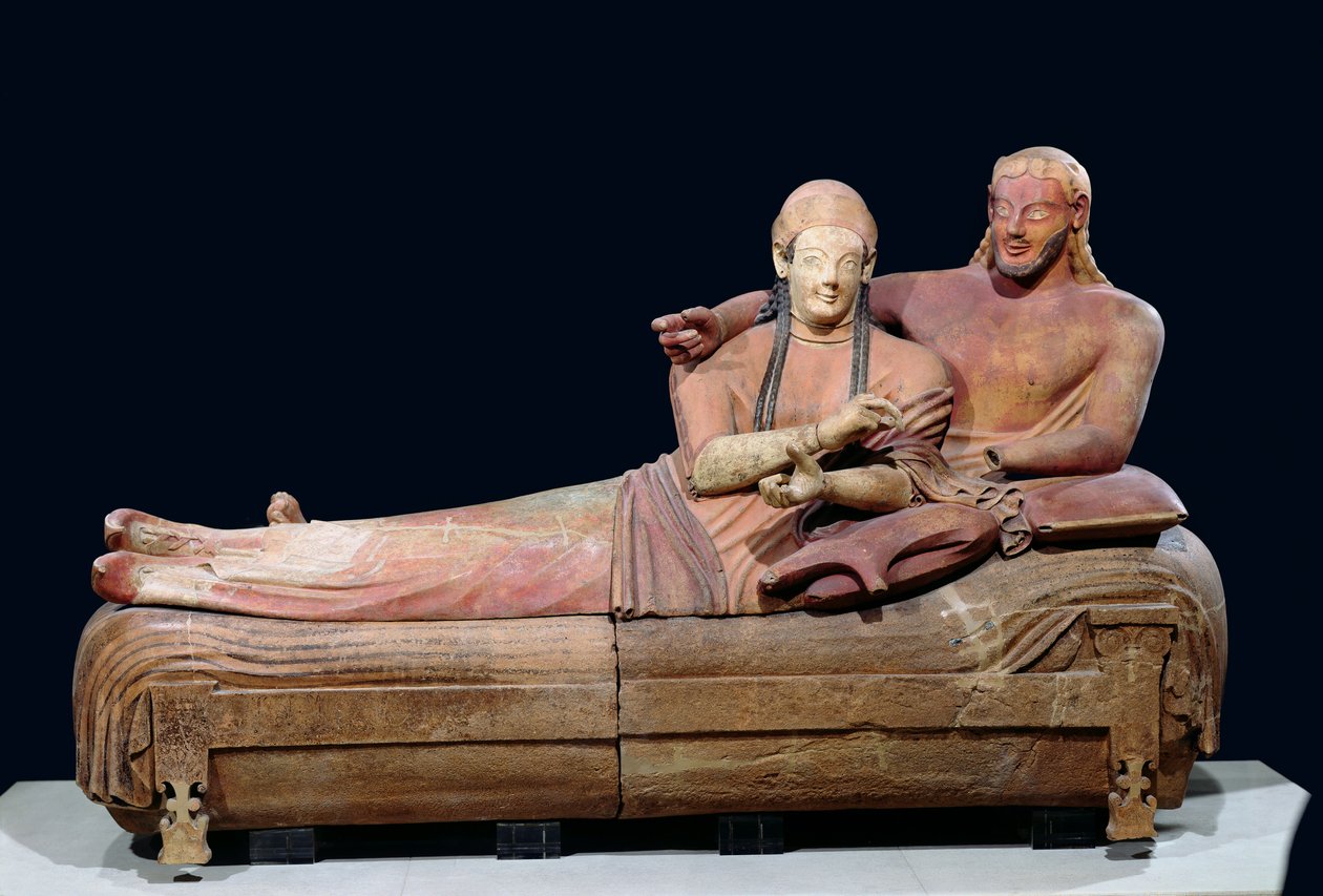 Sarkofág manželů, 525-500 př. n. l. od Etruscan