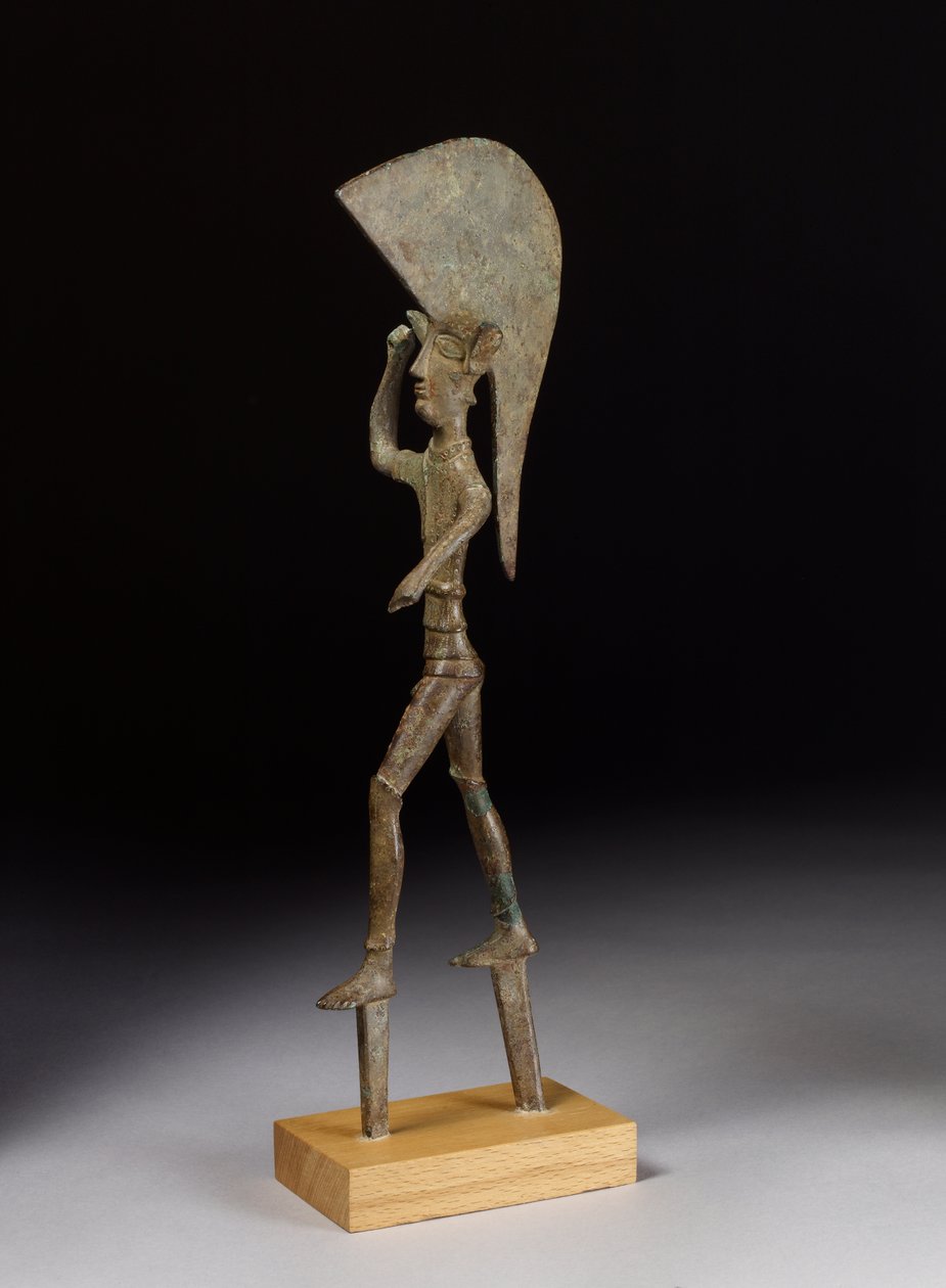 Warrior, z Umbrie, Etruscan, 5. století před naším letopočtem (bronz) od Etruscan