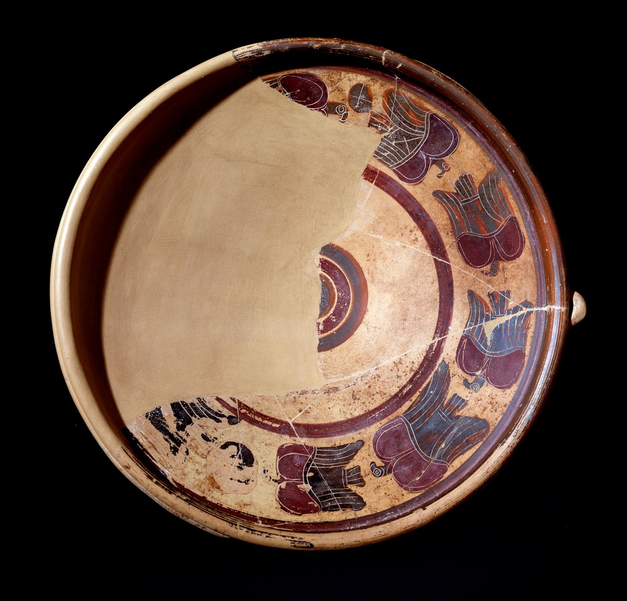 Terakotová deska představující zvířata, 600-590 př.nl od Etruscan