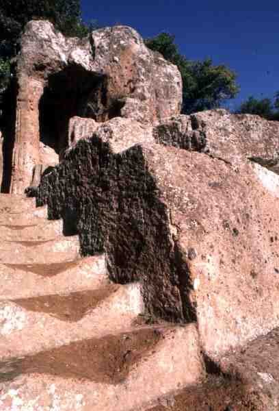 Pozůstatky nekropole (foto) od Etruscan Etruscan