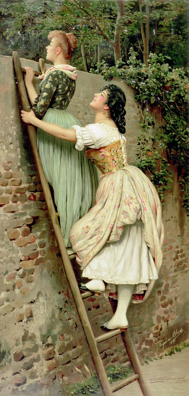 Kuriozita, z Ročníku hrušek, Vánoce, 1892 od Eugen von Blaas