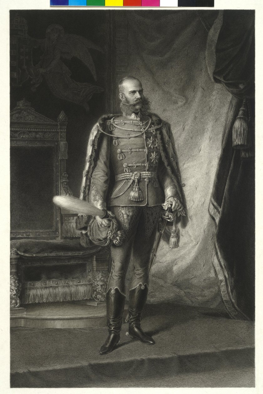 Rakouský císař František Josef I. od Eugen Doby