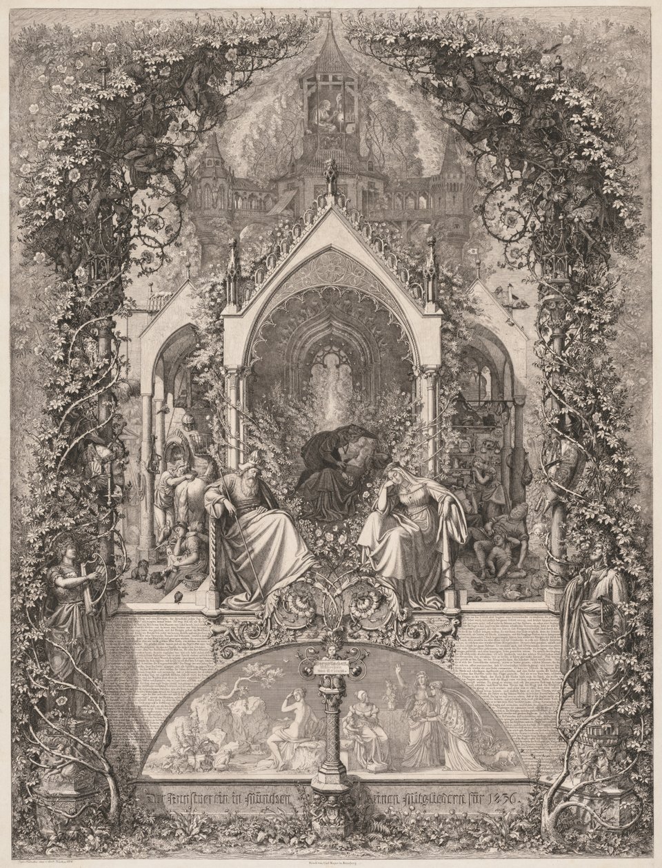 Briar Rose (Šípková Růženka) od Eugen Napoleon Neureuther