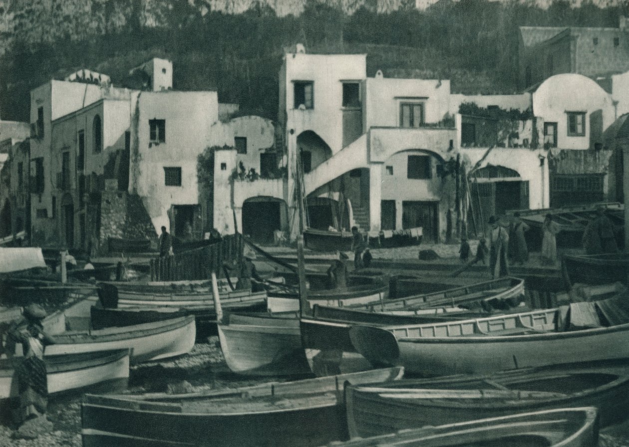 Marina Grande, Capri, Itálie, 1927 od Eugen Poppel