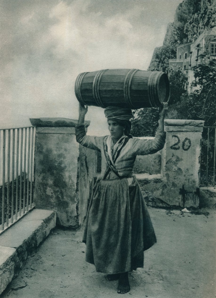 Vodník, Capri, Itálie, 1927 od Eugen Poppel