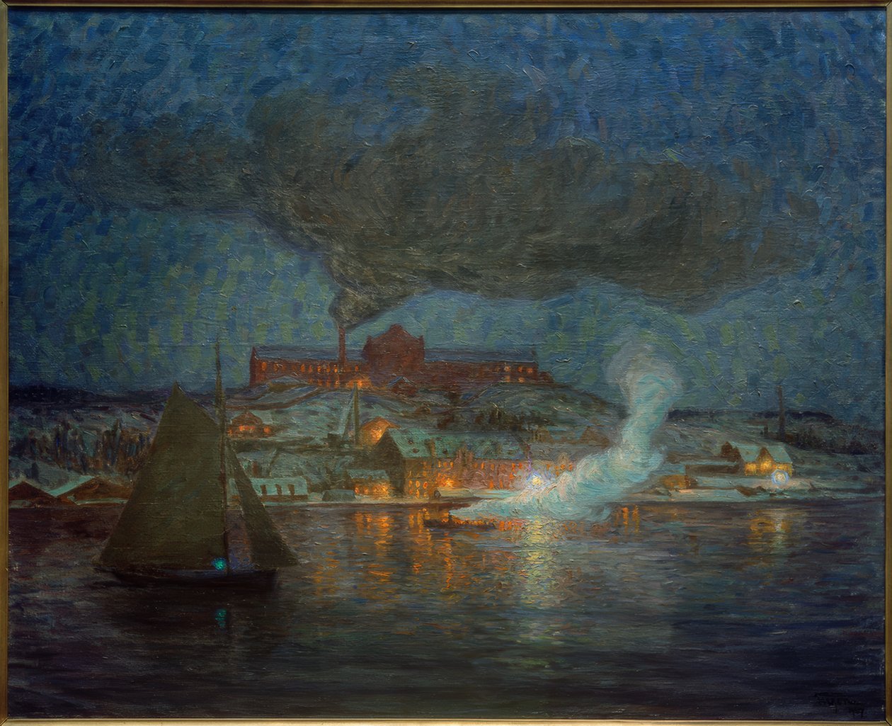 Ölfabrik v Rökaru od Eugen Prinz von Schweden