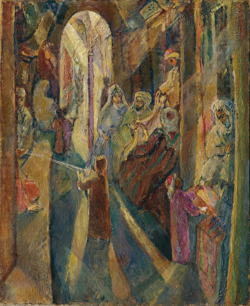 Bazar im Orient od Eugen von Kahler