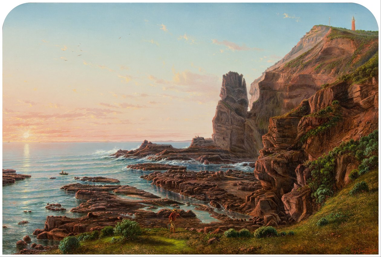 Castle Rock, mys Schanck od Eugene von Guérard
