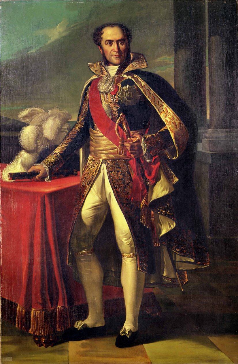 Guillaume Brune (1763-1815) podle obrazu Marie Guilhelmine Benoist (1768-1826) od Eugene Battaille