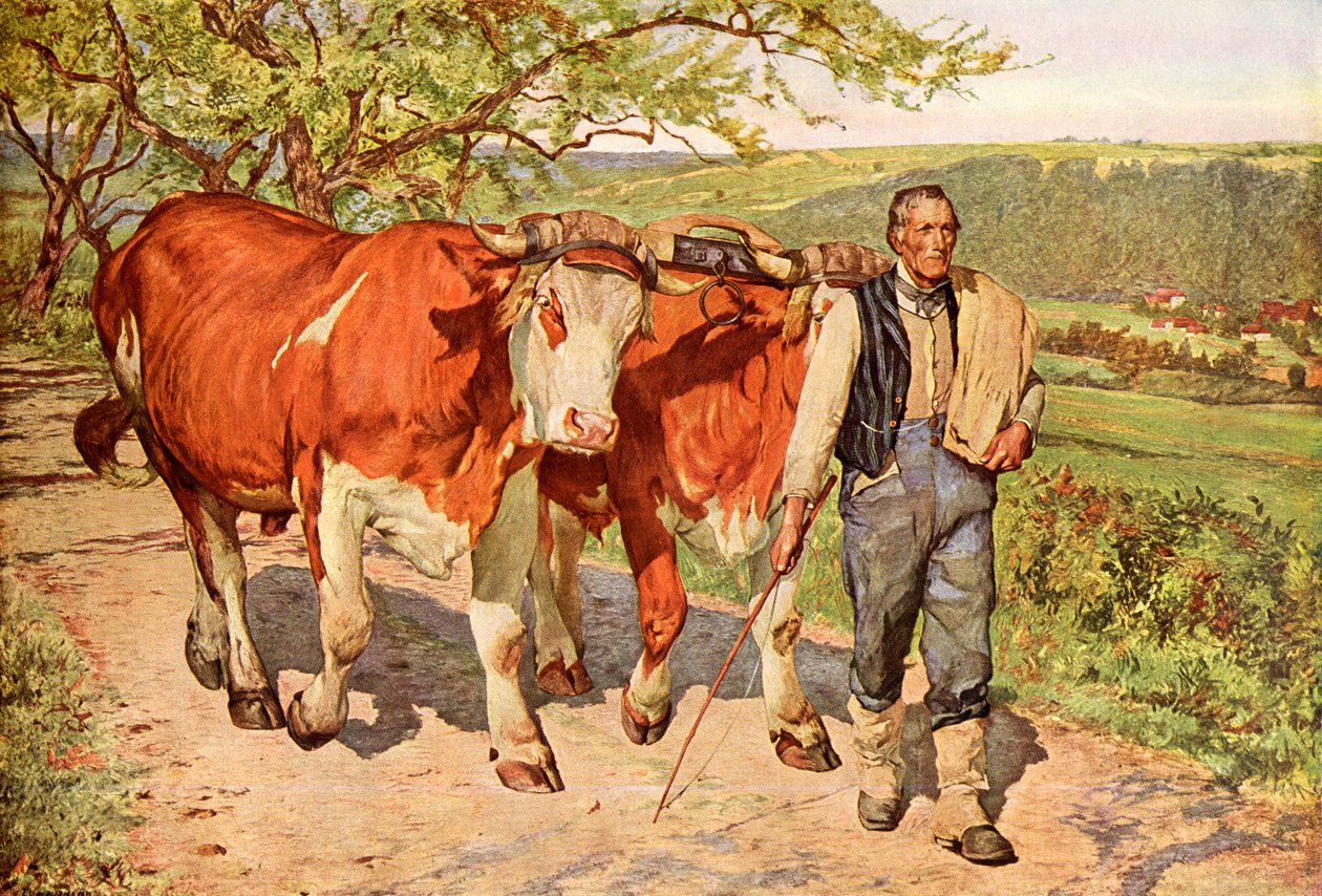 Zemědělec od Eugene Burnand