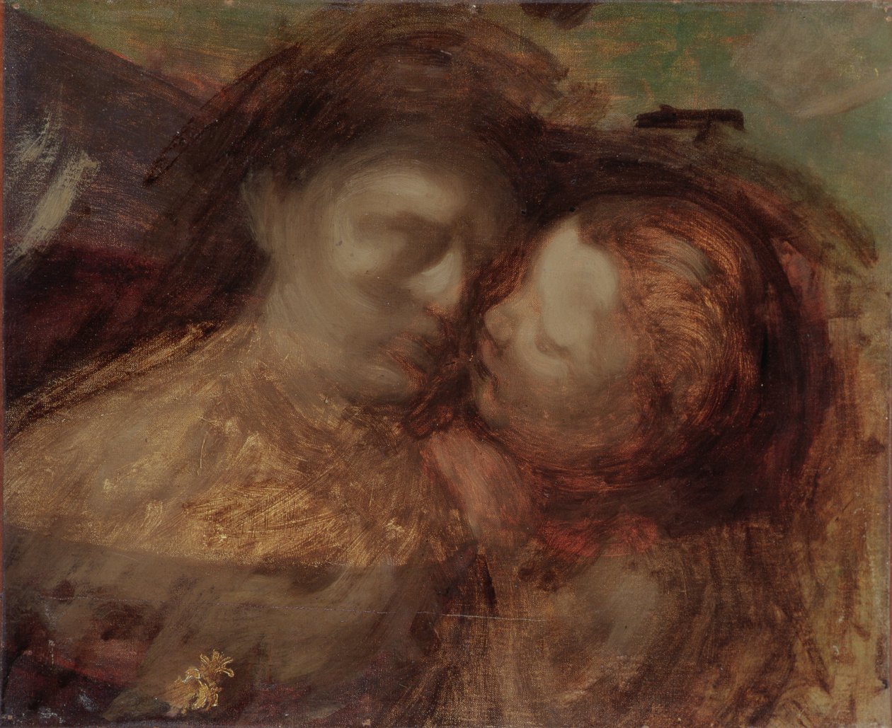 Matka a dítě, konec 1890 od Eugène Carrière