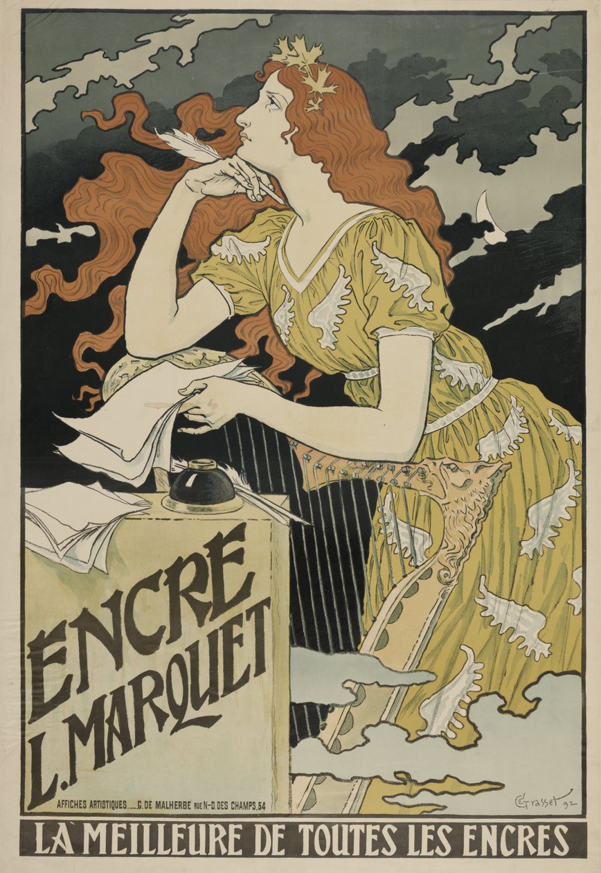 L. Marquet inkoust, 1892 od Eugene Grasset