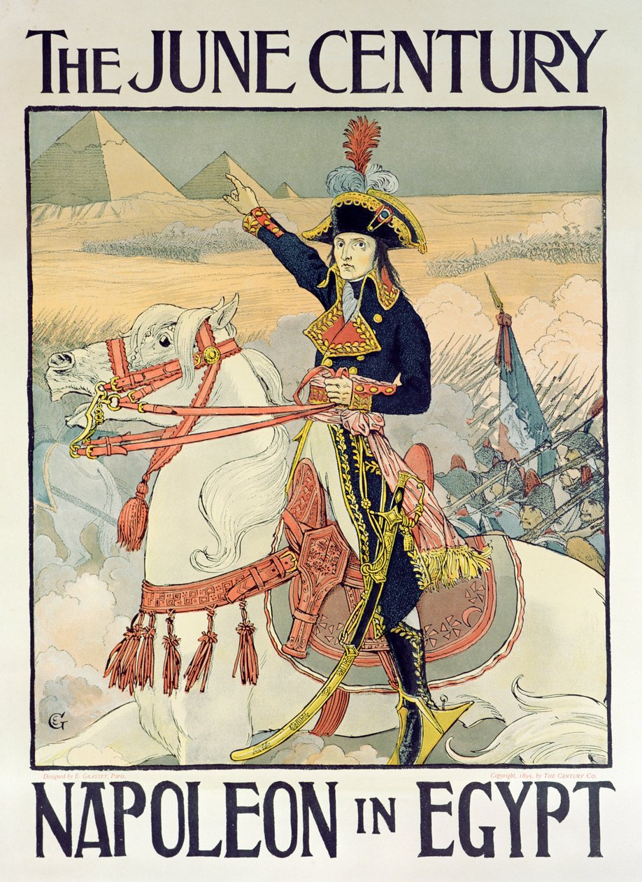 Plakát pro časopis The Century - "Napoleon v Egyptě", 1895 od Eugene Grasset