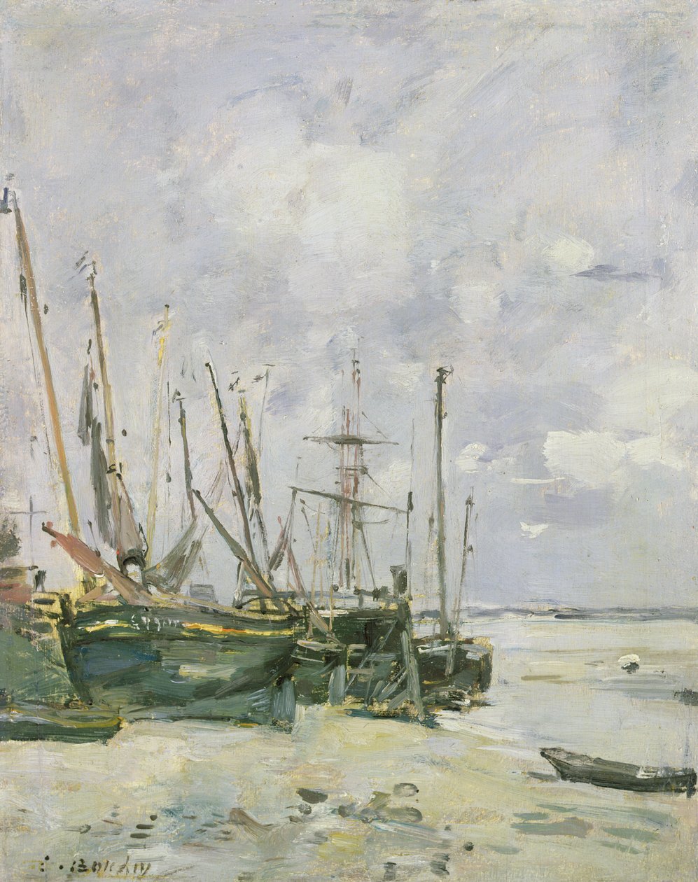 Lodě, 1888-95 od Eugene Louis Boudin