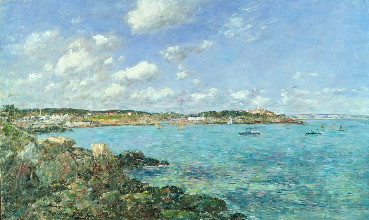 Zátoka Douarnenez, 1897 od Eugene Louis Boudin