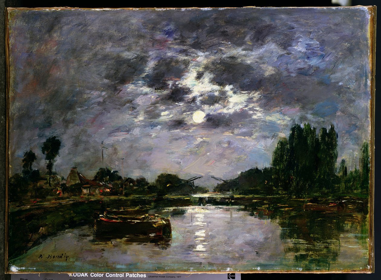 Účinek Měsíce, 1891 od Eugene Louis Boudin
