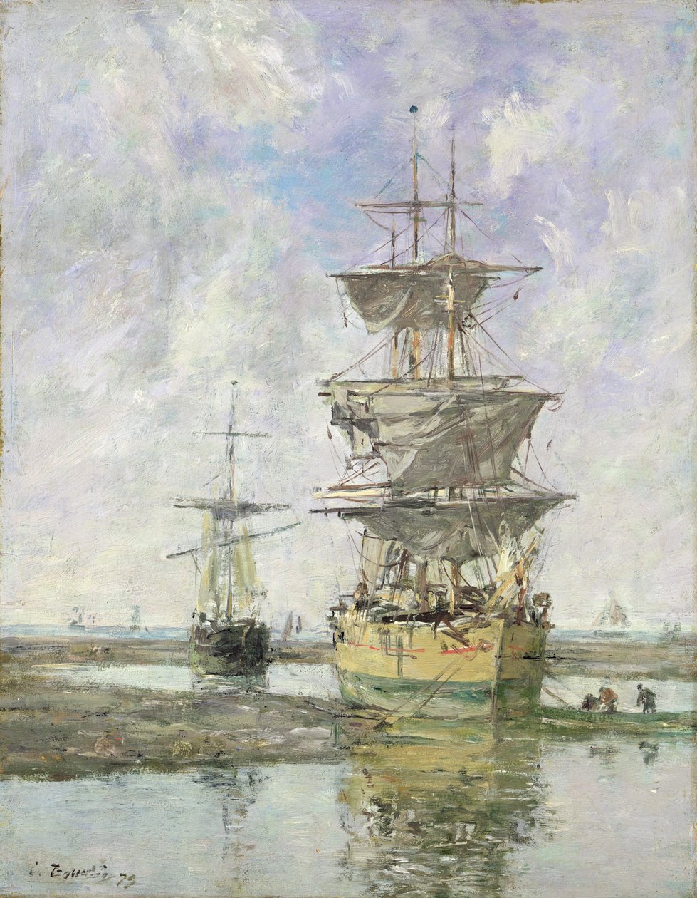 Velká loď, 1879 od Eugene Louis Boudin
