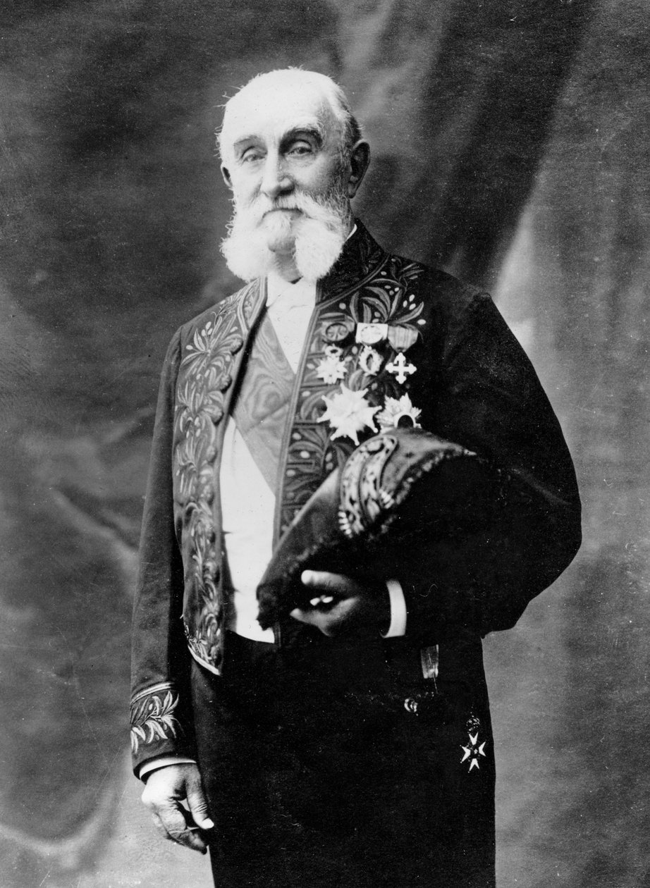 Portrét Alfreda Grandidiera, kolem roku 1885 od Eugene Pirou