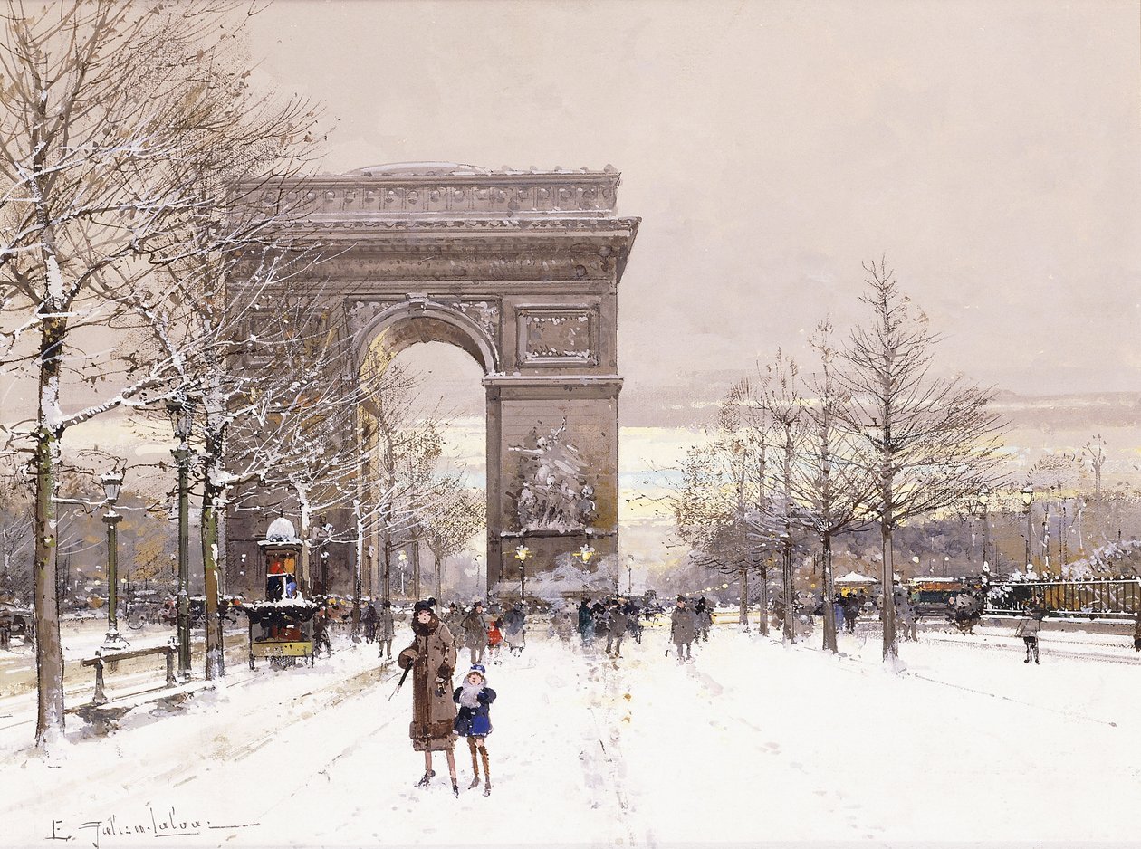 Arc de Triomphe od Eugene Galien Laloue