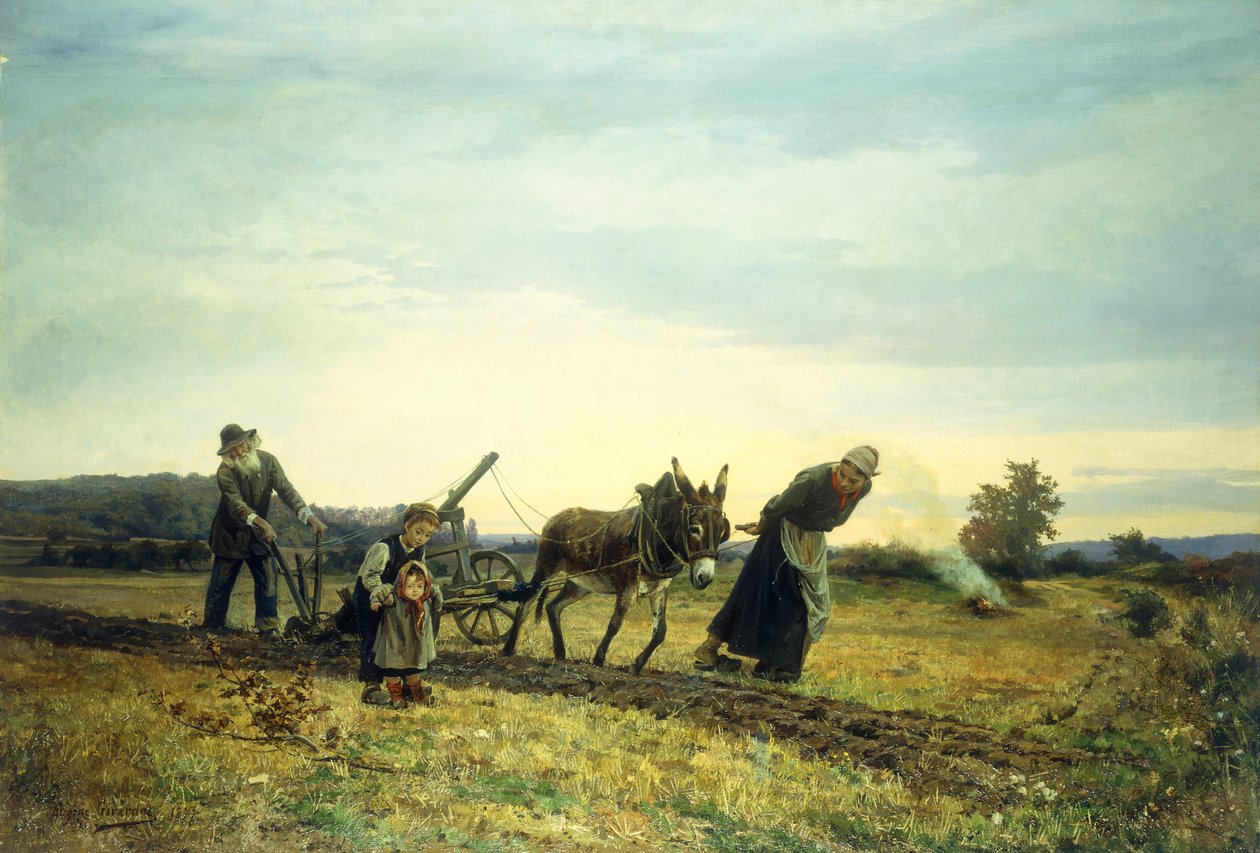 Orat pole, 1877 od Eugene Alexis Girardet
