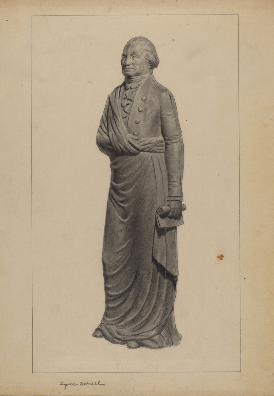Litinová figurka od Eugene Barrell