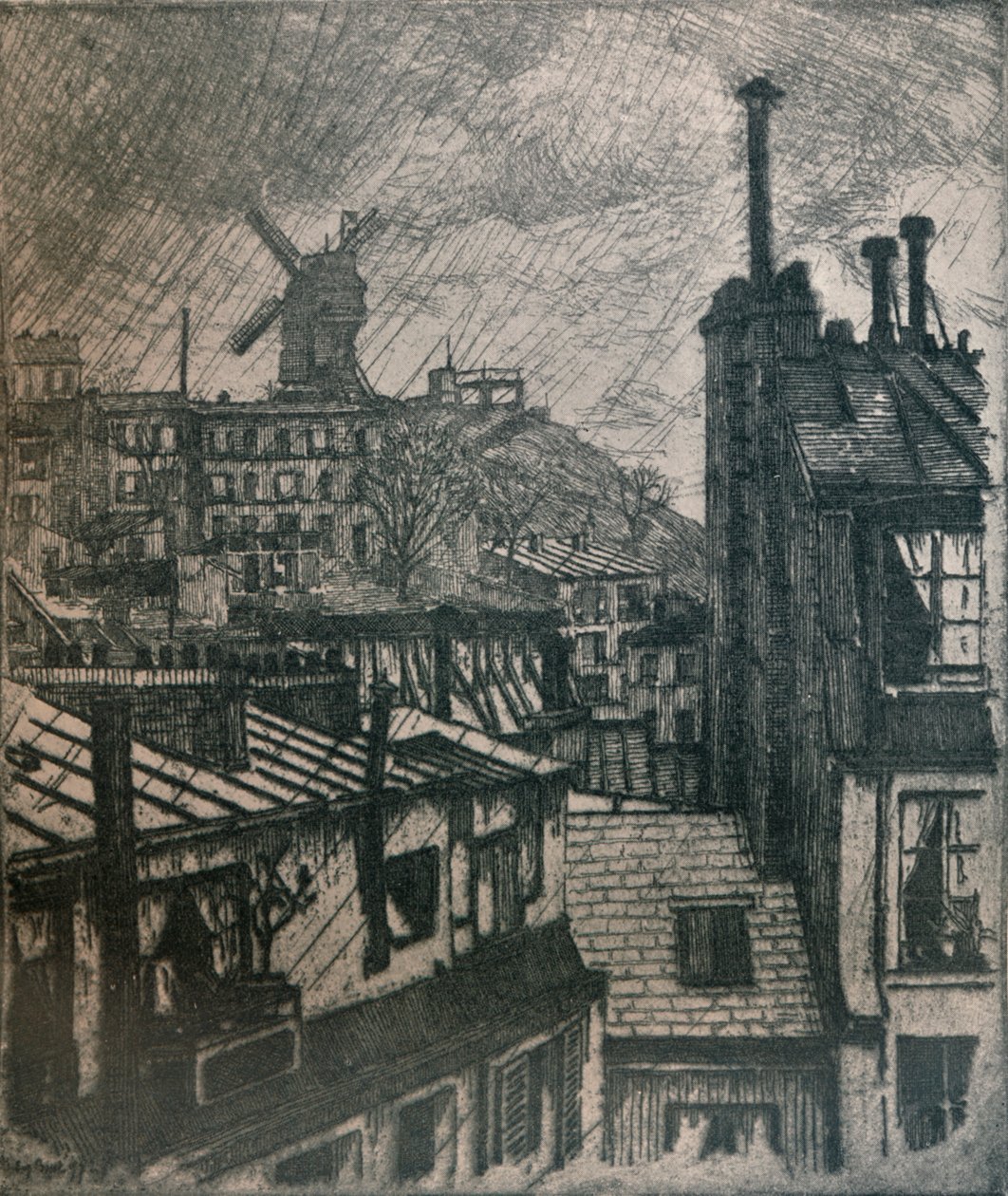 Montmartre, 1897 od Eugene Bejot