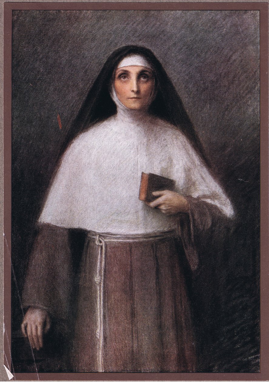 Svatá Klára, 1919 od Eugene Burnand