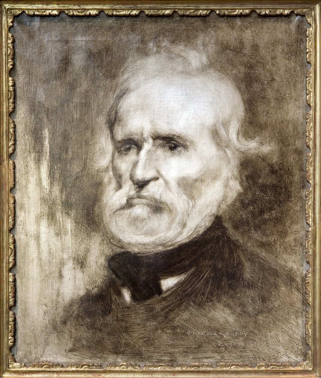 Portrét Louis-Auguste Blanqui (malba) od Eugène Carrière