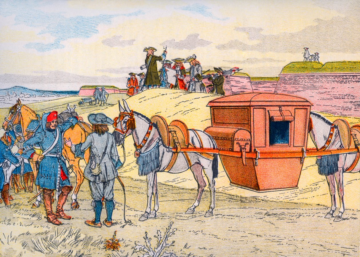 Cestovní vrh Sebastiena Le Prestre de Vaubana od Eugene Courboin