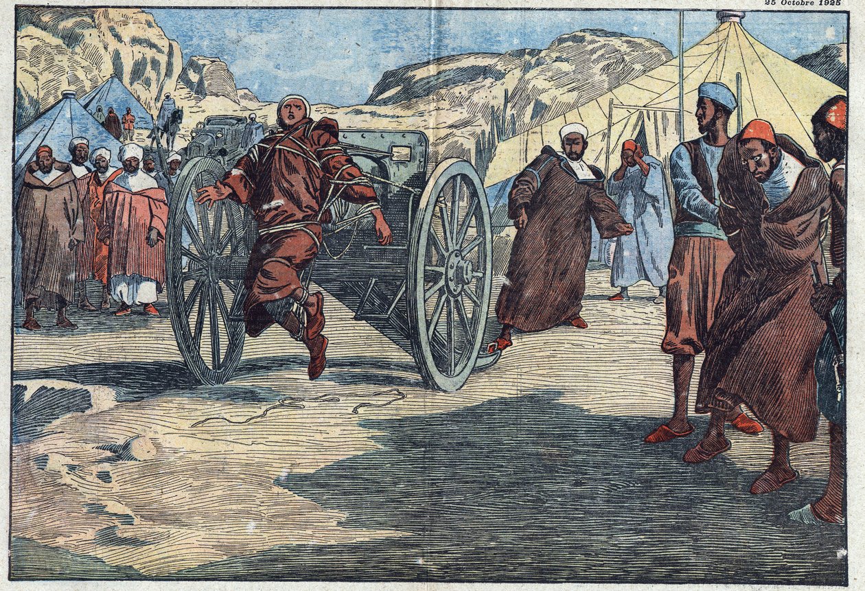 Marocká válka: Dubelkarem (Abdulkarim Al Khattabi od Eugene Damblans