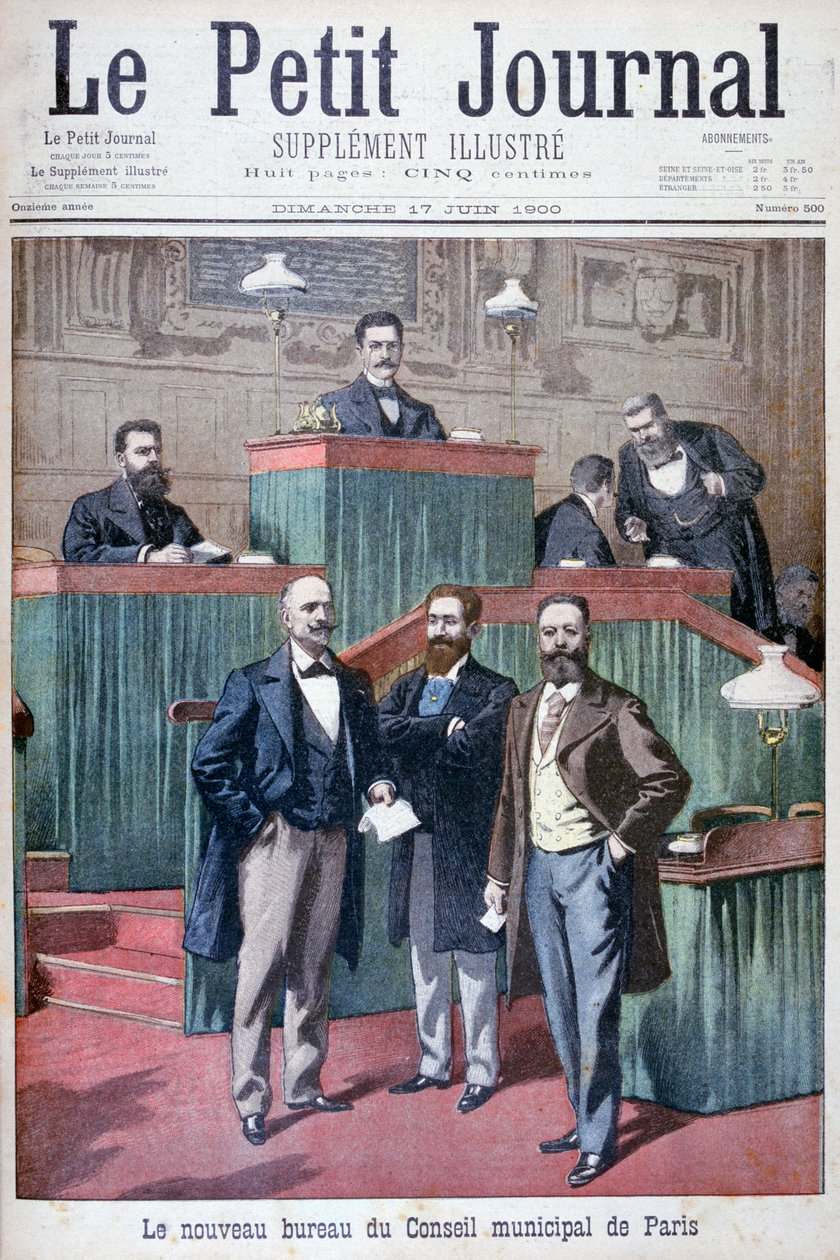 Nová městská rada Paříže, 1900 od Eugene Damblans