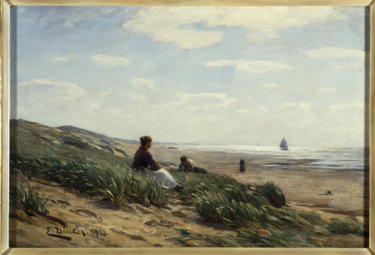 E. Dücker, na duně od Eugene Gustav Dücker