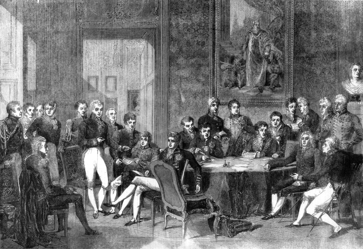 Vídeňský kongres, 1856. od Eugene Isabey