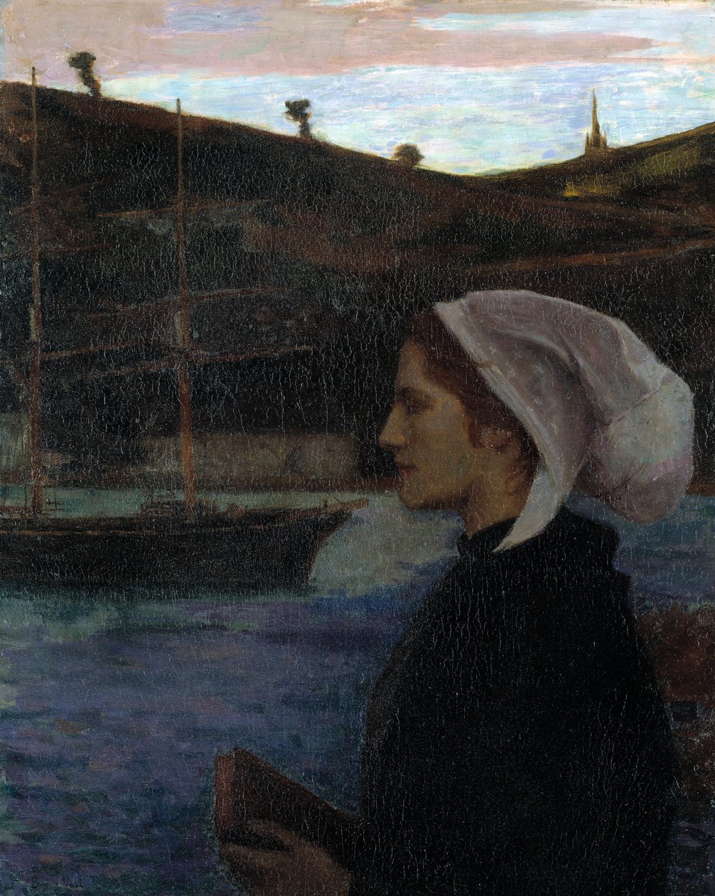 Bretonská neděle, ca. 1890. od Eugene Laurent Vail