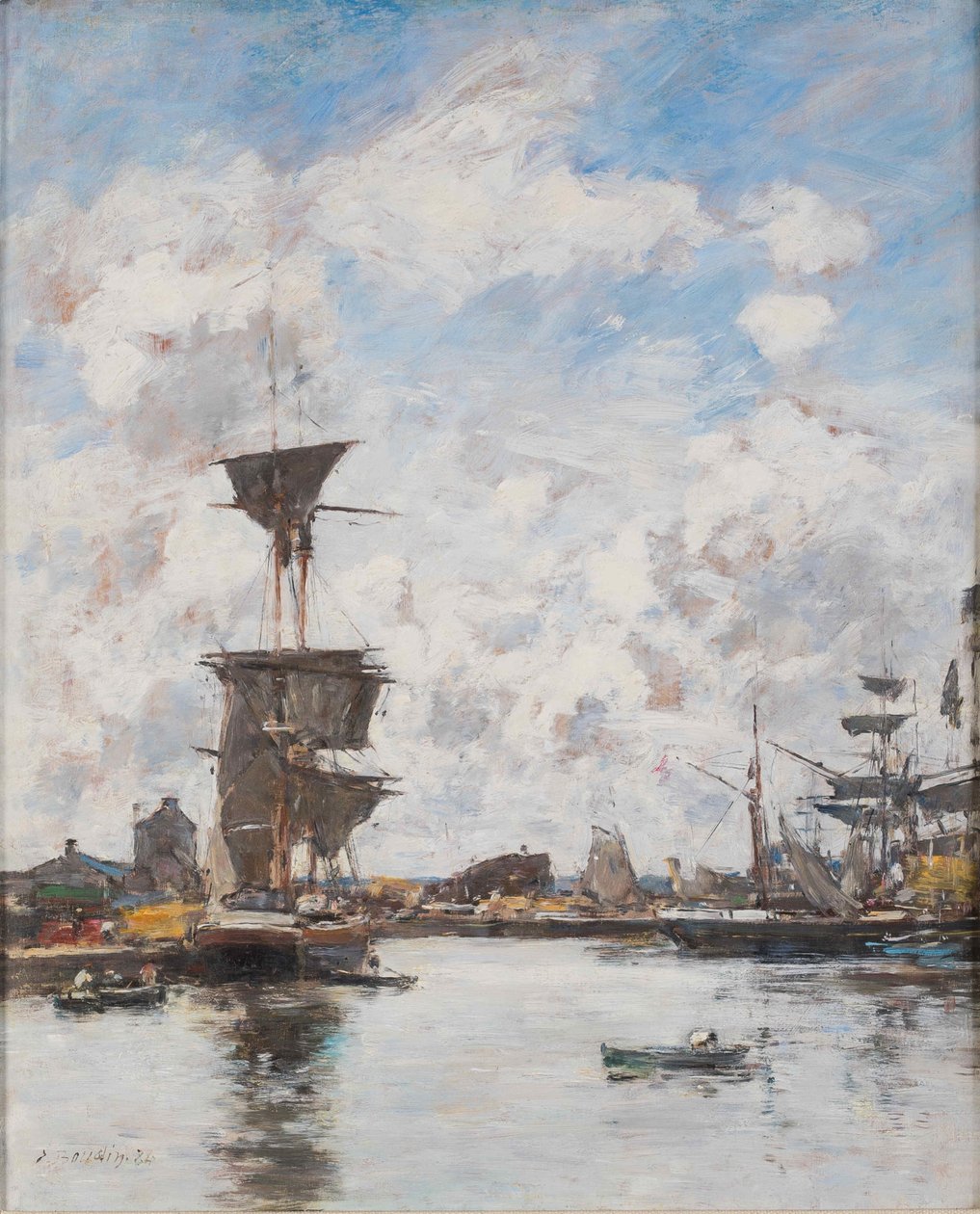 Deauville. Povodí, 1884. od Eugene Louis Boudin