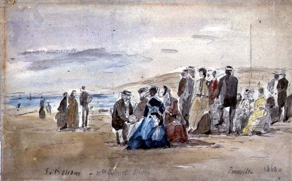 Trouville od Eugene Louis Boudin