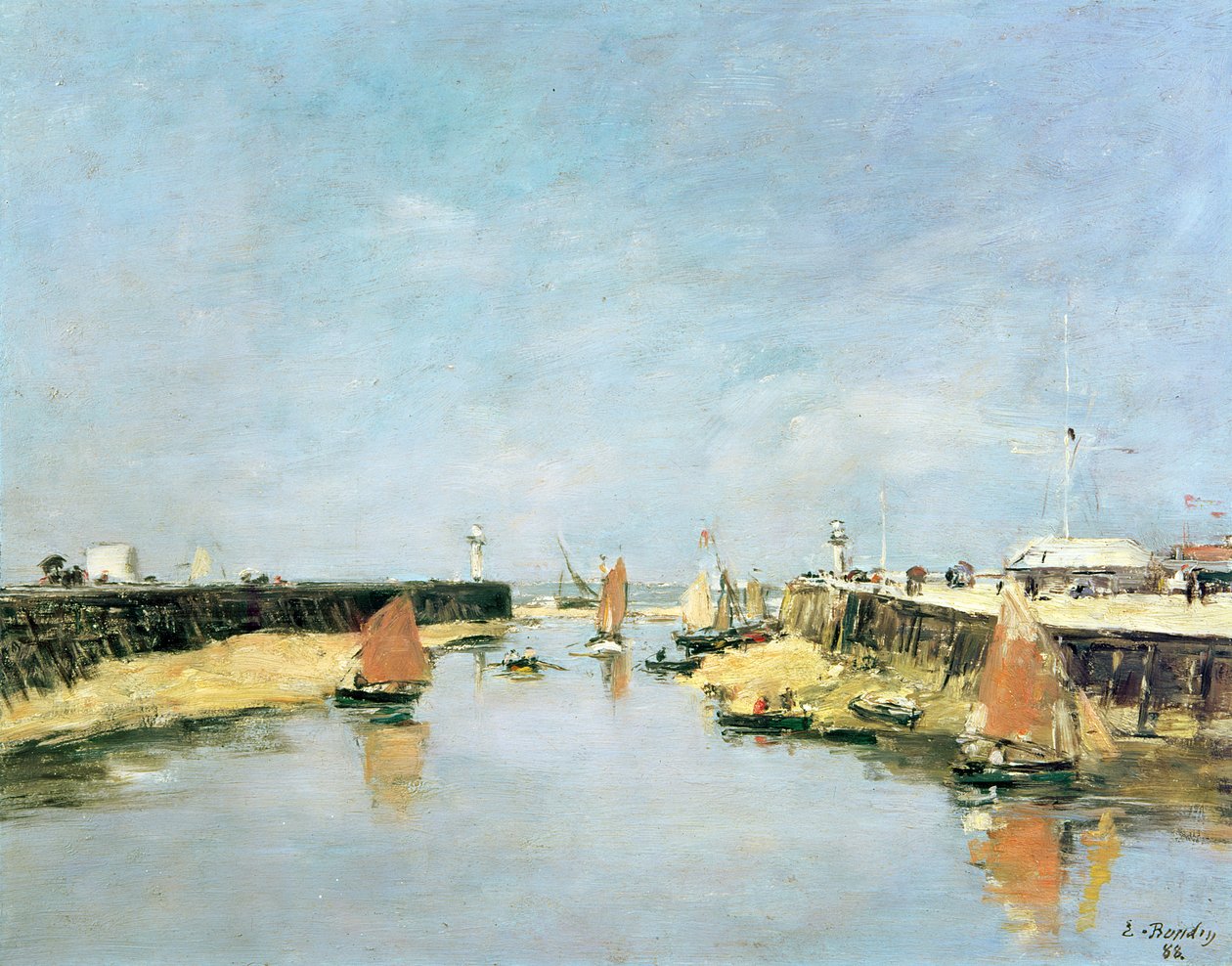 Neznámý obrázek od Eugene Louis Boudin