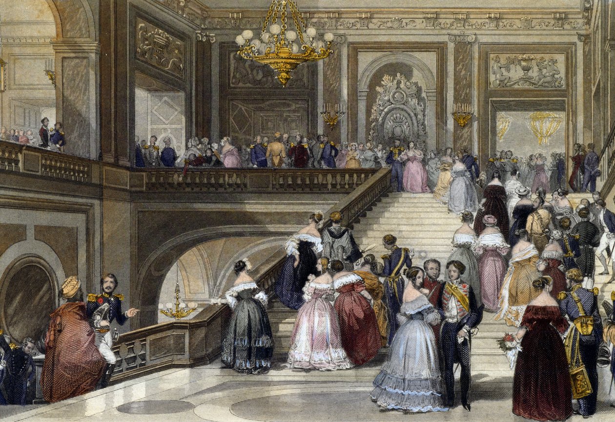 Velká oslava v paláci ve Versailles od Eugene Louis Lami